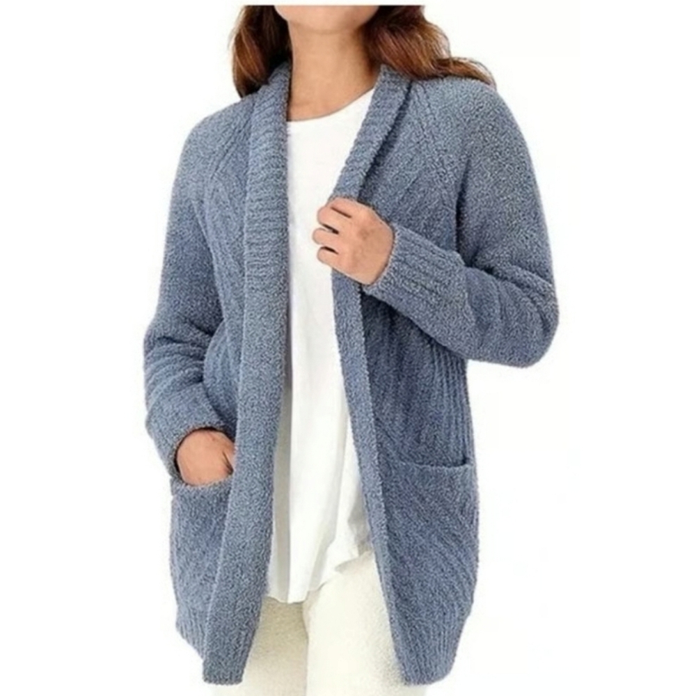 Barefoot Dreams CozyChic Lite Cardigan Small | Ultra Soft Cozy Sweater Travel